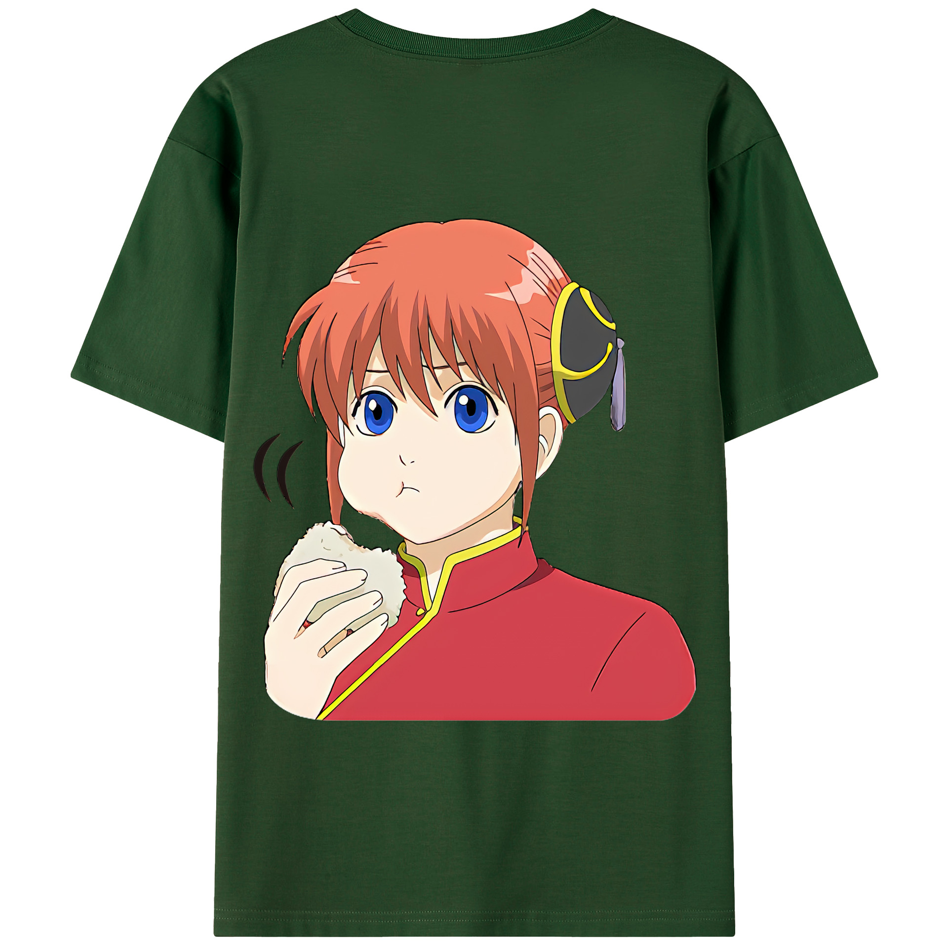 （画像用） ぎんたま 坂田銀時（さかたぎんとき） 神楽 志村新八（しむら しんぱち） GINTAMA Sakata Gintoki Kagura Shimura Shinpachi 綿100％半袖Tシャツ（背面プリント）